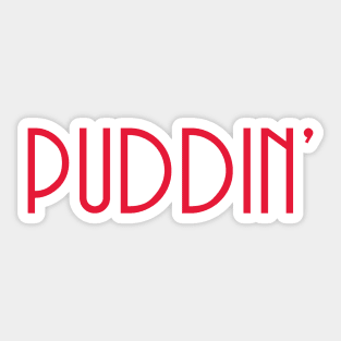 Puddin' Sticker